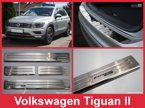 VW TIGUAN 2 Комплект накладки на бампер + боковые пороги