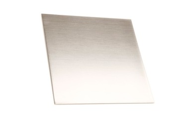 Blacha alpaka nowe srebro formatka 100x50x0,8mm | arkusz 0,8mm - 10x5cm