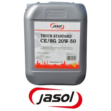 JASOL TRUCK CE/SG МОТОРНОЕ МАСЛО 20W50 - - 10л