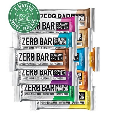 BIOTECH USA ZERO BAR 50g PYSZNY BATON BIAŁKOWY ORZECHOWY