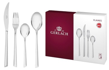 GERLACH CUTLERY FLAMES GLOSS 68 предметов на 12 персон