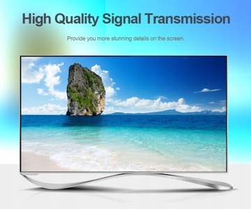 SLIM Кабель HDMI-HDMI 2.0 4K 60 Гц Full HD 144 Гц Ультратонкий 50 см