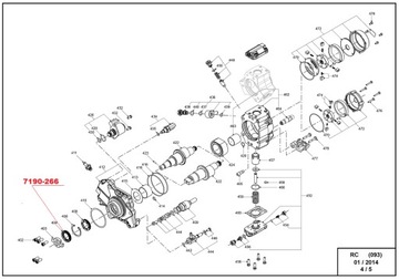 7190-266 УПЛОТНЕНИЕ ВАЛА НАСОСА CR DFP3 DELPHI