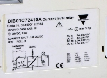 Реле контроля тока DIB01C72410A