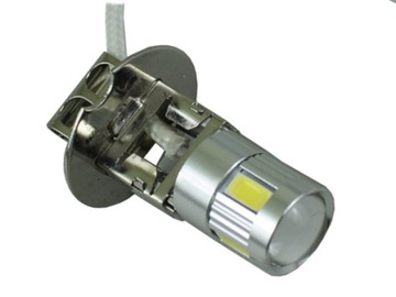 Светодиодная лампа H3 6 5730SMD короткая световая полоса 12В 24В