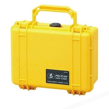 Peli 1150 желтый футляр с губкой, на груди W-wa FV