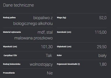 НОЯБРЬ TUV Отдельностоящий бездымный биокамин ECO