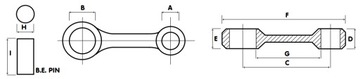 PROX Шатун YAMAHA XT TT 600 90-04 CRANK