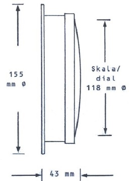 G06 HANSEATIC INSTRUMENTS FI МС БАРОМЕТР 155 ММ