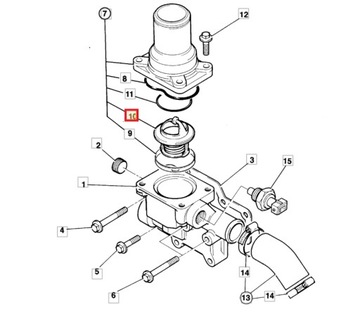 ТЕРМОСТАТ CAT TH330B TH360B ENGINE AR AK 2202748