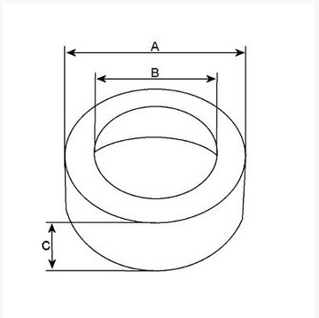 Уплотнение корпуса подшипника генератора Bosch 6003