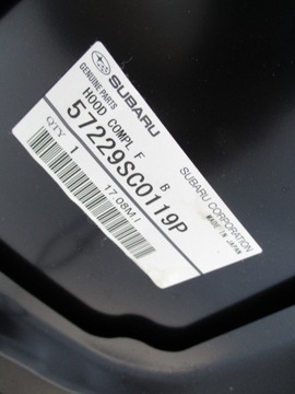 фото thumb №3, Subaru forester iii капот 09-13r. новая оригинал