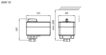 DANFOSS AMV10-24 082G3002 - Электропривод