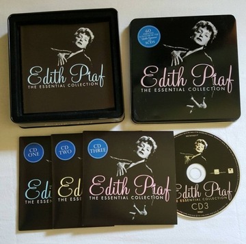 Edith Piaf The Essential Collection 3 CD STEEL BOX