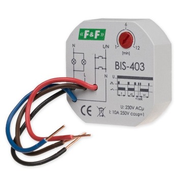 БИСТАБИЛЬНОЕ РЕЛЕ ВРЕМЕНИ ВЫКЛЮЧЕНИЯ Ø60 F&F BIS-403