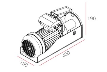 ЛЕБЕДКА ЭЛЕКТРИЧЕСКАЯ КАНАТНАЯ 800кг 230В + строительная лебедка ARM ~0,8Тонны