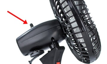 WIATRAK WENTYLATOR SAMOCHODOWY OBROTOWY 12V 5''