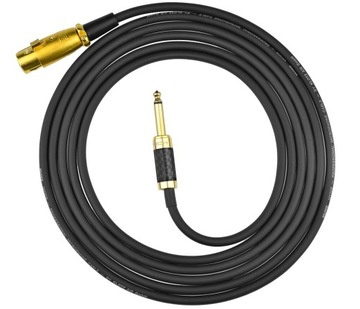 Kabel przewód 6,3 Jack mono XLR żeński Klotz 1,5m
