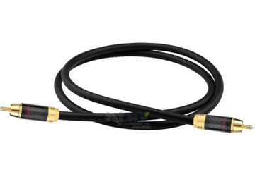 Kabel audio 2RCA - 2RCA cinch przewód Klotz 0,75m