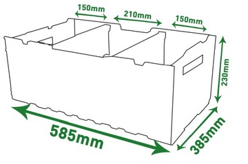 BOX QBRICK BASKET System ONE BOX EMPTY Полировка