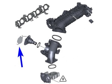 Заглушка EGR BMW 2.0 3.0 D N47N N57N N57Z B37 B47