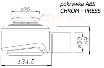 СИФОН ДЛЯ ДУШЕВОГО ПОДДОНА CLICK-CLACK