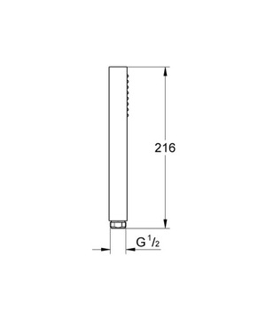 Grohe Eurocube - Komplet Prysznicowy Podtynkowy, Chrom, 25238000