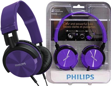 НАУШНИКИ-НАКЛАДКИ PHILIPS SHL3000 Фиолетовые