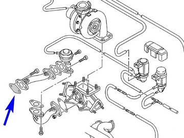Zaślepka EGR VW Audi Seat Skoda V6 2.5 TDI BAU AKE