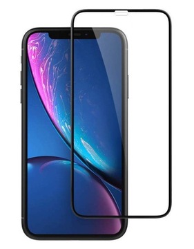 2x SZKŁO HARTOWANE 9H do iPHONE 11 / XR SZYBKA OCHRONNA 5D na CAŁY EKRAN