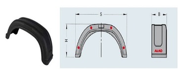 Крылья ПВХ Крылья AL-KO 13/14 ОРИГИНАЛ STRONG!!