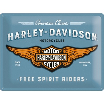 Доска для плакатов HARLEY-DAVIDSON, жесть, 30х40