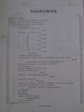 ОТЧЕТ КРАКОВСКОЙ МУНИЦИПАЛИТЕТА ЗА 1916 ГОД - БЮДЖЕТ