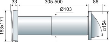 Воздухоотводчик круглый оконный с фильтром ВЕНТС ПС 102 ПС102
