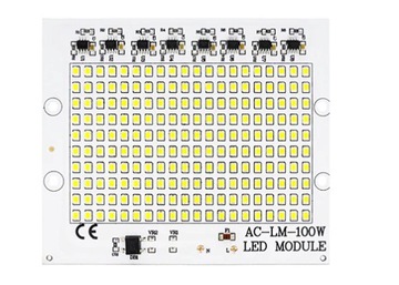 LED COB MODULE 100Вт SMD2835 холодный белый 230В