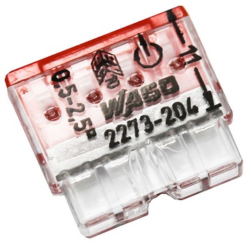 WAGO COMPACT 4-проводной быстроразъемный разъем