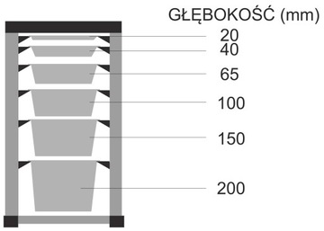 ГАСТРОНОМИЧЕСКИЙ КОНТЕЙНЕР GN 1/2 глубина 200ММ СТАЛЬ 12200