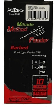 MIKADO HACZYKI DO METODY 10cm Z WŁOSEM B11W-10 10