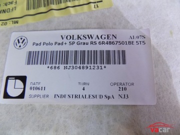 фото thumb №8, Потолок pod люк vw polo 6r 6c 5 дверь