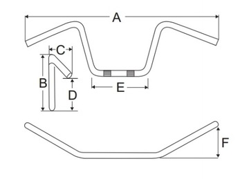 Руль Honda Hornet CB 600 F 1998-2013 гг.