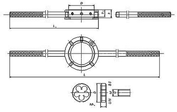 ДЕРЖАТЕЛЬ ДЛЯ МАТРИЦ PBGa 25X9