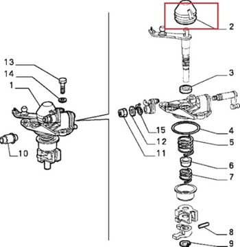 Крышка переключателя передач Alfa Romeo 145 146