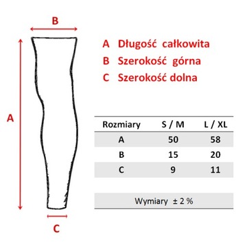 Nogawki Lajkry kompresyjne UNDER Kompresja rozm L