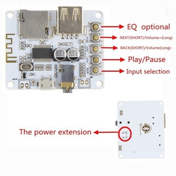 MP3 FLAC WAV WMA-плеер Bluetooth USB-радио