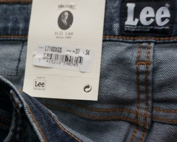 Джинсы скинни LEE LUKE PUNK BLUE W30 L34
