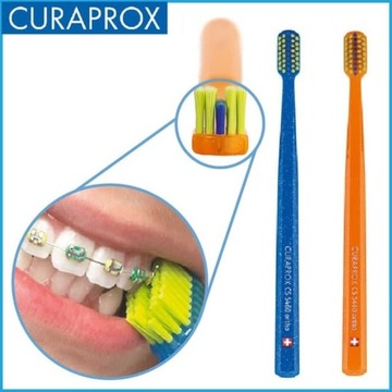 ОРТОДОНТИЧЕСКАЯ ЩЕТКА CURAPROX CS 5460 ORTHO ORTO ECO НАБОР 1 шт.