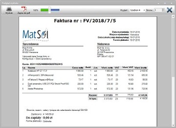 Программа для выставления счетов/выставления счетов Стандарт