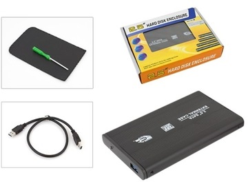 2,5-дюймовый жесткий диск SATA USB 3.0, корпус + кабель