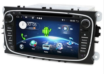 Радио Android 12 DVD 4/64 GPS FORD Mondeo Focus Kuga бесплатная камера