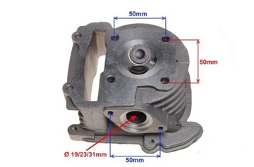 CYLINDER GŁOWICA WAŁEK SKUTER 4T GY6 80 ccm